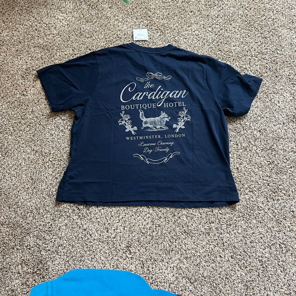 American Eagle Outfitters Dark Blue Tee